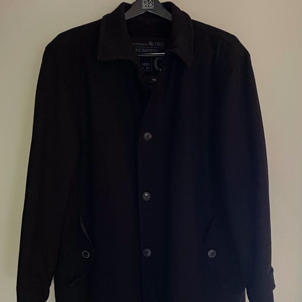 Men's Gap Vintage Black Car Coat